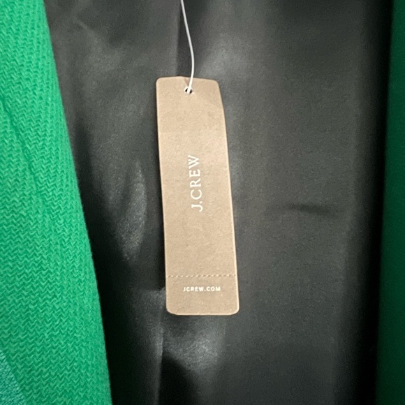 J. Crew Women's Vibrant Green Cacoon Coat Italian Stadium Cloth Wool - Picture 11 of 11